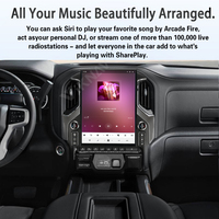 Radio Mobil Android 15.6 inci Chevrolet Silverado GMC Sierra 2019-2024 Pemutar Video Multimedia Pro Navigasi GPS Nirkabel DSP 1 Tahun