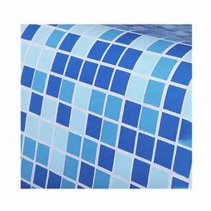 Supplier Popular Mosaic Color PVC swimming pool liner material for any type pool