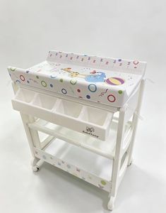 Station de change pour bébé robuste et multifonctionnelle 2 en 1 avec baignoire intégrée et coussin en mousse pour le change de couches et le bain des nourrissons - Product Image 5