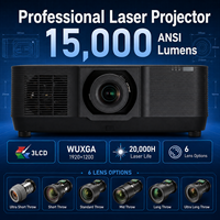 Projecteur laser professionnel WUXGA 3LCD avec options de lentilles interchangeables à courte et longue focale