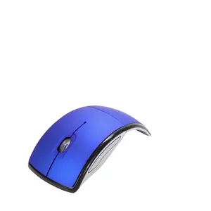 Mouse nirkabel, Mouse optik dapat dilipat Logo khusus USB optik tanpa kabel Arc untuk PC