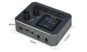 Pedal de Efectos para Guitarra Eléctrica Mini M-VAVE P08, Pedal Multiefectos para Guitarra Eléctrica, Amplificador de Bajo Portátil - Product Image 5