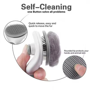 Peines de Plástico Ecológicos para Mascotas al por Mayor, Herramientas de Masaje para Perros y Peines para el Pelo de Gatos - Product Image 5