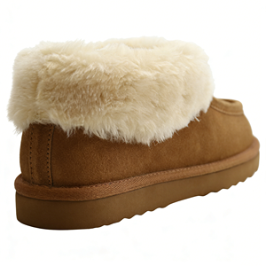 Pantofole da <span class=keywords><strong>Donna</strong></span> Marroni OEM/ODM all'Ingrosso, Fodera in Finta <span class=keywords><strong>Pelliccia</strong></span>, Morbido Rivestimento in Peluche, Suola Antiscivolo, <span class=keywords><strong>Scarpe</strong></span> Invernali da Casa - Product Image 4