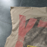 XINSHENG T-shirt personnalisé imprimé 210gsm 230gsm 100% Coton, délavé à l'acide, avec ourlet brut, débardeur sans manches pour homme