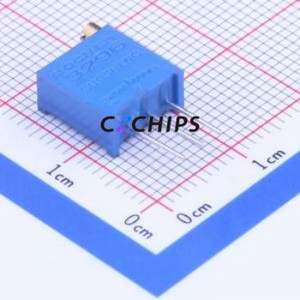 ตัวต้านทาน/โพเทนชิออมิเตอร์แบบปรับได้3296W-1-102ผ่านรูส่วนประกอบ (THT) ตัวต้านทาน1Kohm 10% - Product Image 1