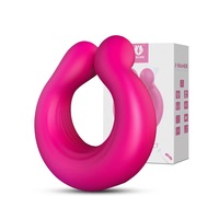 Doppelköpfiger Vibrierender Verriegelungs-Super-Matic Sexspielzeug Penis- und Klitoris-Stimulationsring für Paare