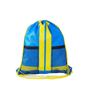 Drawstring Sport Backpack Polyester Waterproof Marathon Football Basketball Bag Custom Logo Printing - Product Image 1