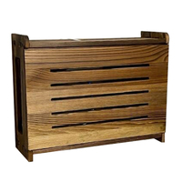 Routeur en bois étagère montage mural Modem câble WiFi routeur boîte de rangement couverture organisé multiprise gestion Hider Rack