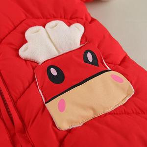 Venda Direta da Fábrica: Macacão de Bebê de Inverno, Roupa de Desenho Animado, Macacão Infantil com Capuz, Roupa Grossa para Crianças, Atacado - Product Image 5