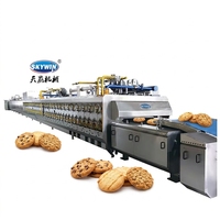 Four à Tunnel à Gaz Skywin 2026 Nouvelle Vente Chaude pour Ligne de Production de Biscuits, Petite Machine de Cuisson Professionnelle, Four Diesel, Électrique et à Gaz