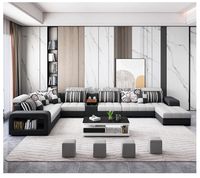 CBMmart Modern Günstige Sofas L-Form Weiß Luxus Leder Ecke Schnitts ofa Set Möbel Wohnzimmer