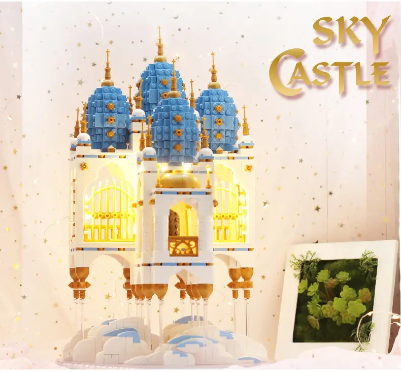 2020 hot 2866PCS the city of the sky castle Series Model Building Blocks Toys For Children Interesting Gifts