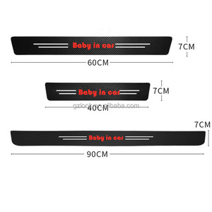 Autocollant <span class=keywords><strong>de</strong></span> voiture en fibre <span class=keywords><strong>de</strong></span> carbone en PU 60CM 40CM avec logo personnalisé pour <span class=keywords><strong>seuil</strong></span> <span class=keywords><strong>de</strong></span> <span class=keywords><strong>porte</strong></span> <span class=keywords><strong>de</strong></span> voiture - Product Image 1
