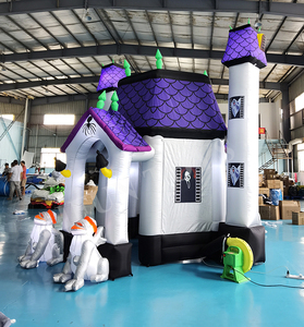 Túnel inflable para Halloween al aire libre, entrada de entrada, Castillo fantasma con <span class=keywords><strong>Goblins</strong></span> para decoración de patio - Product Image 3