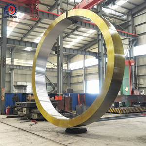 Oem Rollende Droger Rijring Band Gietstaal Kolenfabriek Ringband Gietstaal Smeden Rijring Cement Ovenband - Product Image 4