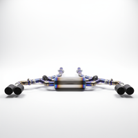 Sistema de Escape Deportivo con Válvulas para BMW X5/X6 B58 3.0T G05/G06 2019-2023, Tubos de Titanio, Silenciador Catback con Kit de Control