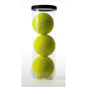 Balle de tennis d'entraînement personnalisée de haute qualité avec logo, en caoutchouc pressurisé professionnel, durable, portable, écologique, 60 mm, 135-145 cm - Product Image 1