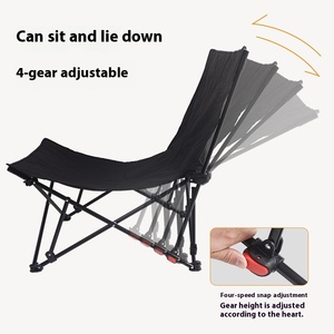 Venta al por mayor silla plegable portátil Oxford marco de metal para recreación al aire libre-taburete de pesca Silla de camping Silla de playa siesta de ocio - Product Image 2