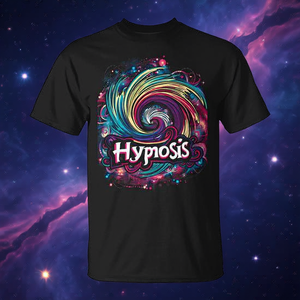 Camiseta Premium para Hipnosis en Colores Arcoíris con Alucinaciones Cósmicas para Artículos Promocionales - Product Image 3