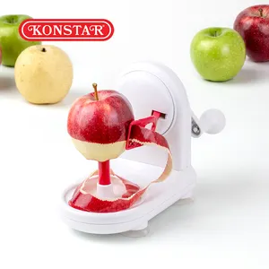 Oem/Odm Hot Selling Vaatwasmachinebestendig Gemakkelijk Te Gebruiken Hand Crank Snijden Peer Tafelblad Apple Dunschiller