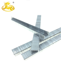 22 Gauge Steel Smooth Industrial Grade Flat Head Staples Metal Paper Fasteners for Wooden Products Construction