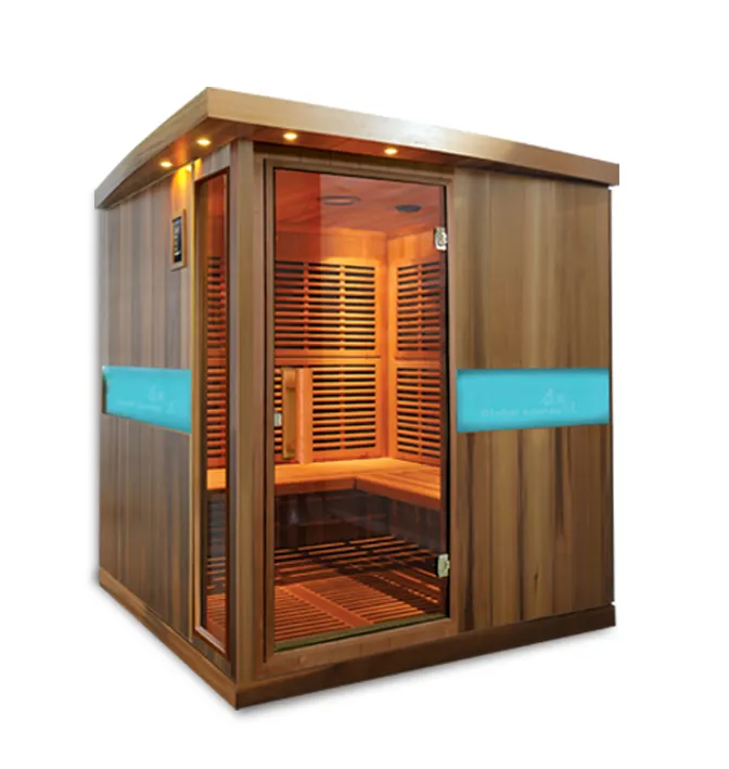 Thiết kế mới Ngoài Trời Phòng Tắm Hơi với carbon nóng và tia hồng ngoại xa tắm hơi tắm hơi hơi kết hợp phòng