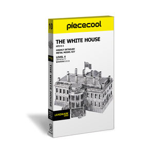 <span class=keywords><strong>Piececool</strong></span> la Maison Blanche Architecture Puzzles <span class=keywords><strong>3D</strong></span> en métal Kits de modélisation DIY Puzzle Décoration d'intérieur Art Artisanat Cadeaux Jouets - Product Image 3