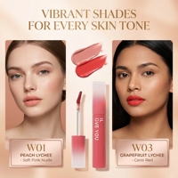 Gloss à lèvres naturel longue tenue en gros avec tubes de luxe et boîte personnalisée pour fêtes et maquillage quotidien OEM ODM