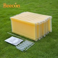 Beecon Automatischer Honigflussrahmen 7-Rahmen Imkerei-Werkzeug mit 1 Jahr Garantie Neues Kunststoff-Bienenstock-Equipment