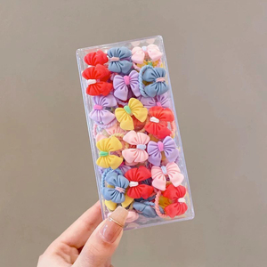 Kit de cuentas de plástico de color caramelo para niños, fabricación de joyas DIY y manualidades con cuerda elástica de tijera y componente de lazo - Product Image 3