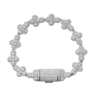 Hàng Đầu Băng Giá Iced <span class=keywords><strong>Cubic</strong></span> <span class=keywords><strong>Zirconia</strong></span> Đám Mây Hiphop Chuỗi & Liên Kết Vòng Đeo Tay Hình Học Mạ Vàng Brass Với Zircon Cho Phụ Nữ Và Người Đàn Ông Củ<span class=keywords><strong>a</strong></span> Quà Tặng - Product Image 5