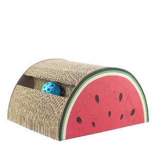 Cat Scratching Board With Catnip Corrugated Scratcher Custom