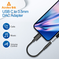 Adaptador de Audio USB C a 3.5mm, Conector para Auriculares, Cable DAC Dongle para Samsung