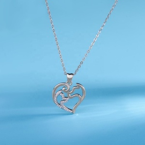 925 <span class=keywords><strong>de</strong></span> plata esterlina <span class=keywords><strong>amor</strong></span> para siempre <span class=keywords><strong>de</strong></span> la madre y <span class=keywords><strong>el</strong></span> niño cabeza <span class=keywords><strong>de</strong></span> caballo colgante en forma <span class=keywords><strong>de</strong></span> corazón - Product Image 2