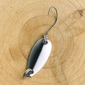 Señuelo de pesca tipo cuchara metálica con punta de barra blanca, con purpurina, diseño de boca de caballo, anzuelo simple, 9*18/10*23mm, venta al por mayor - Product Image 4