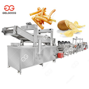 Equipo de envasado de alimentos congelados e Iqf Pota Small Automatic French Fries Línea de producción de Patatas congeladas 500Kg - Product Image 3