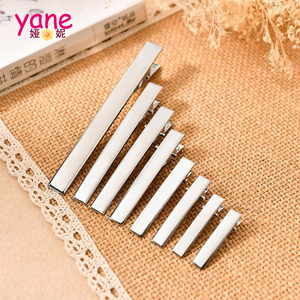 Fermagli per Capelli in Metallo Dorato Effetto Alligatore di Alta Qualità, Ecologici e Più Spessi, Accessori per Acconciature Fai-da-Te, Spilli Argento e Oro, 100 Pezzi/Sacchetto - Product Image 2