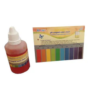 Orange red solution, pH Indicator, 50mL - Chemical test Reagent