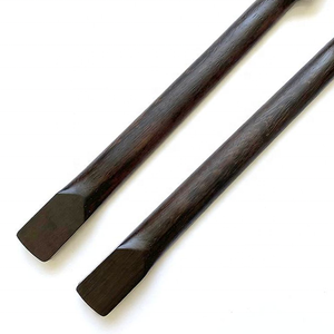 Hot sale 25.5" 22 Fret One Piece Wenge Wood Guitar Neck for ST Style Guitars - Product Image 4