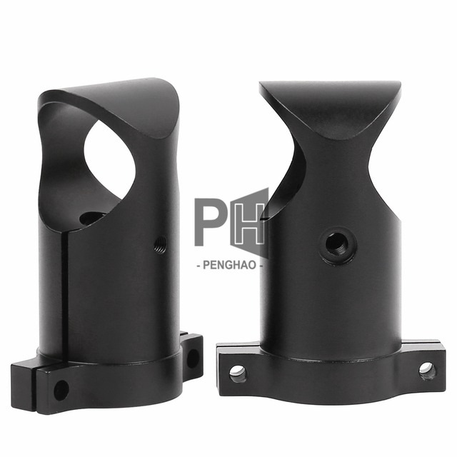 20mm Carbon Fiber Tee Joint & Locking Aluminum Alloy Connector for UAV Landing Gear - Fixed Tripod Drone Accessories CNC Parts