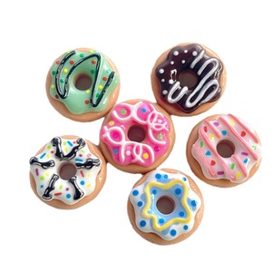 Simulation Chocolate Donut <strong>Resin</strong> Accessory Glue Diy Hairpin Headwear Phone Case Hairpin Handmade - Product Image 5