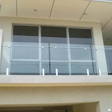 OEM бескаркасные стеклянные балюстрады балконные перила