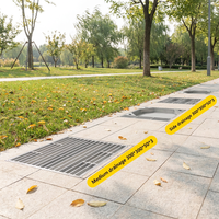 Couvercle de manhole haute résistance antivol et anticorrosion avec cadre pour routes municipales, allées, égouts et drainage