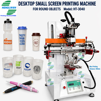 Impresora de Serigrafía Semiautomática de Sobremesa para Plásticos, Papel, Tazas de Café, Tazones, Botellas de Cosméticos, Frascos, Tapas de Lápices de Cejas