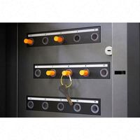 99Plus V-100A Caja de seguridad inteligente de acero para llaves, montada en la pared, resistente a la intemperie, con combinación de 15 dígitos, caja de almacenamiento de llaves para interiores y exteriores