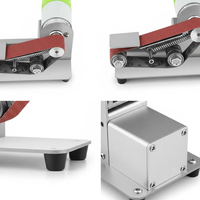 Mini-meuleuse à bande compacte pour bricolage, machine d'affûtage, meuleuse d'établi, polisseuse, machine à ouvrir les bords 24V