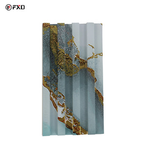 Panel de Pared WPC Acanalado Moderno, Listo para Enviar, para Renovación Rápida del Interior del Hogar y Decoración DIY, Decoración de Paredes <span class=keywords><strong>Interiores</strong></span> - Product Image 1