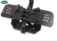 Équipement universel d'intégration de pneu de secours de hayon d'ORV Liush pour la boîte à outils d'accessoires de corps de Jeep Wrangler Ford Bronco