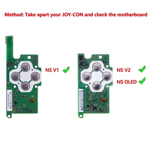 Kit d'éclairage d'ambiance LED EXtremeRate pour manette NS Switch avec boutons noirs mats UV pour la modification de la manette NS Switch version OLED - Product Image 5